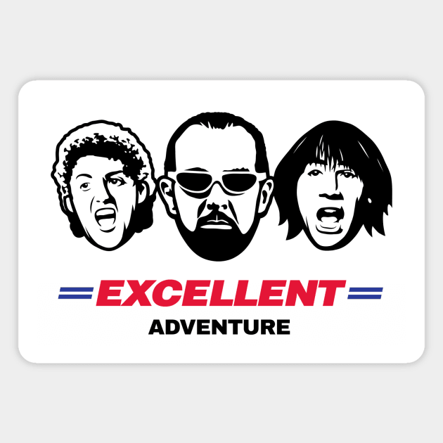 Excellent Adventure Magnet by Stationjack